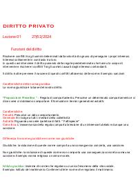Appunti Diritto Privato