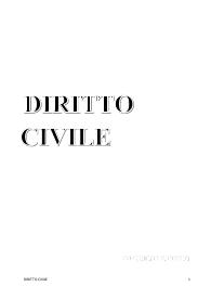 DIRITTO CIVILE
