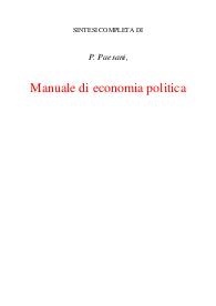 Lezioni di economia politica