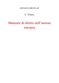 Istituzioni di diritto dell’unione europea