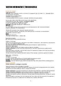 Sistemi Informativi e Trend Digitali