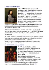 Ludovico Ariosto e la questione della lingua nel 500'