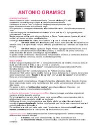 Riassunto maturità: Gramsci