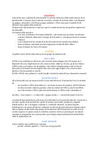 Appunti di biologia sul DNA, RNA e sintesi proteica