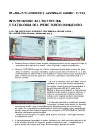 Materiale di Ortopedia/Malattie dell’apparato Locomotore