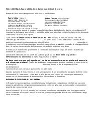 Introduzione agli studi di storia