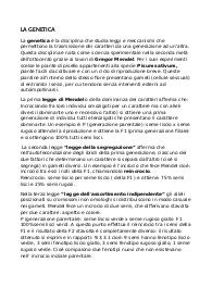 riassunto: la genetica (liceo)