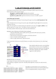 Caratteri quantitativi