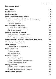 Appunti ECONOMIA AZIENDALE (economia aziendale ed economia) - UNICAL prof. Sicoli