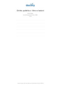 Appunti Diritto Pubblico