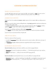 Appunti di Genetica, Prof.ssa Gabriella Consonni