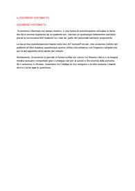 il consenso informato