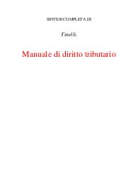Manuale di diritto tributario completo