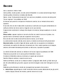 Appunti su Bacone e Spinoza