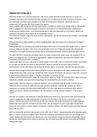 FRANCESCO PETRARCA - VITE E OPERE