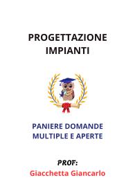 Paniere PROGETTAZIONE IMPIANTI, Ecampus, 2025, Giacchetta Giancarlo - MULTIPLE E APERTE