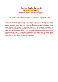 Paniere Risolto Esame di Disegno (ICAR-17) - Università Telematica Pegaso