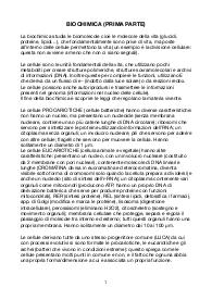 Appunti per esame di Biochimica (parte 1)