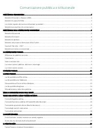 Appunti di Comunicazione pubblica e istituzionale