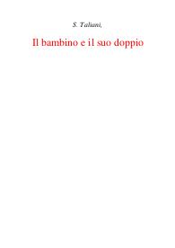 Il bambino e il suo doppio - Simona Taliani