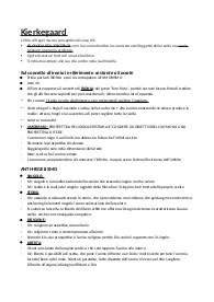 appunti sulla filosofia di kierkegaard