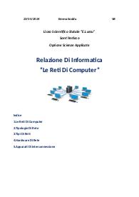 Appunti di informatica sulle reti di computer