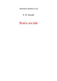 Storia sociale