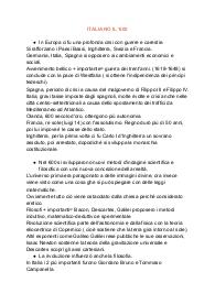 Appunti sul periodo del '600