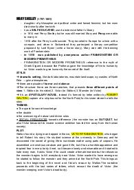 riassunti sui principali autori della letteratura inglese di quinta