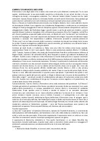 Riassunti Gabriele D'Annunzio:vita ed opere