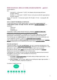 Psicologia del lavoro e delle organizzazioni - prof Balducci