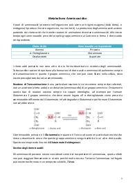 Punti chiave su Biochimica parte XI (metabolismo amminoacidico)