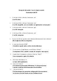 EIPASS 7 Moduli User - Domande e risposte corrette (Aggiornato 2025)