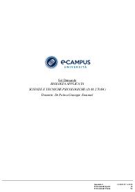 Paniere di BIOLOGIA APPLICATA, Prof DE PALMA, ECAMPUS - Aperte + Chiuse - AGGIORNATE 2022