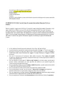 PANIERE NUOVO 2024 Corretto Esame Economia Intermediari Finanziari Prof.ssa Federico