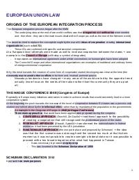 European Union Law - EUL