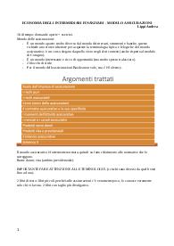 appunti di economia degli intermediari finanziari - Lippi Andrea