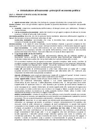 Riassunto manuale Introduzione all'economia