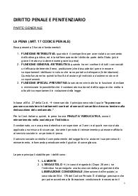 Riassunto completo esame di Diritto Penale e Penitenziario