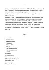 Linguaggio di programmazione WEB PHP