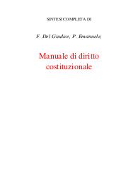 Manuale di diritto costituzionale del giudice