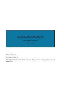Appunti Macroeconomia (Parziale 1)
