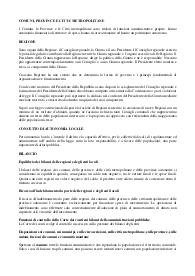 RIASSUNTO - TUEL - Testo Unico Enti Locali - D. lgs. n. 267 del 2000