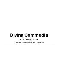 Appunti di Divina Commedia di 5° liceo
