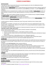 appunti di anatomia I