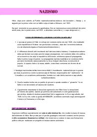 STORIA 5^LICEO: RIASSUNTO COMPLETO SUL NAZISMO E SULL’ASCESA DI HITLER