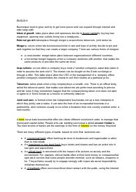 Appunti di business e cultura inglese