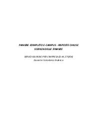 Paniere Completo SCIENZA DELLE FINANZE prof. Volonterio Federica - UniECampus