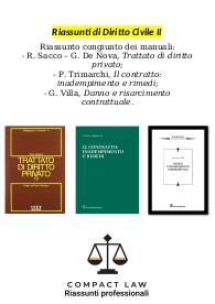 Riassunto integralmente sostitutivo dei manuali Villa, Trimarchi e Sacco per l'esame di Diritto Civile 2