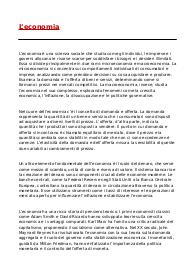 Economia riassunto